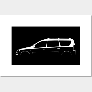 Lada Largus Silhouette Posters and Art